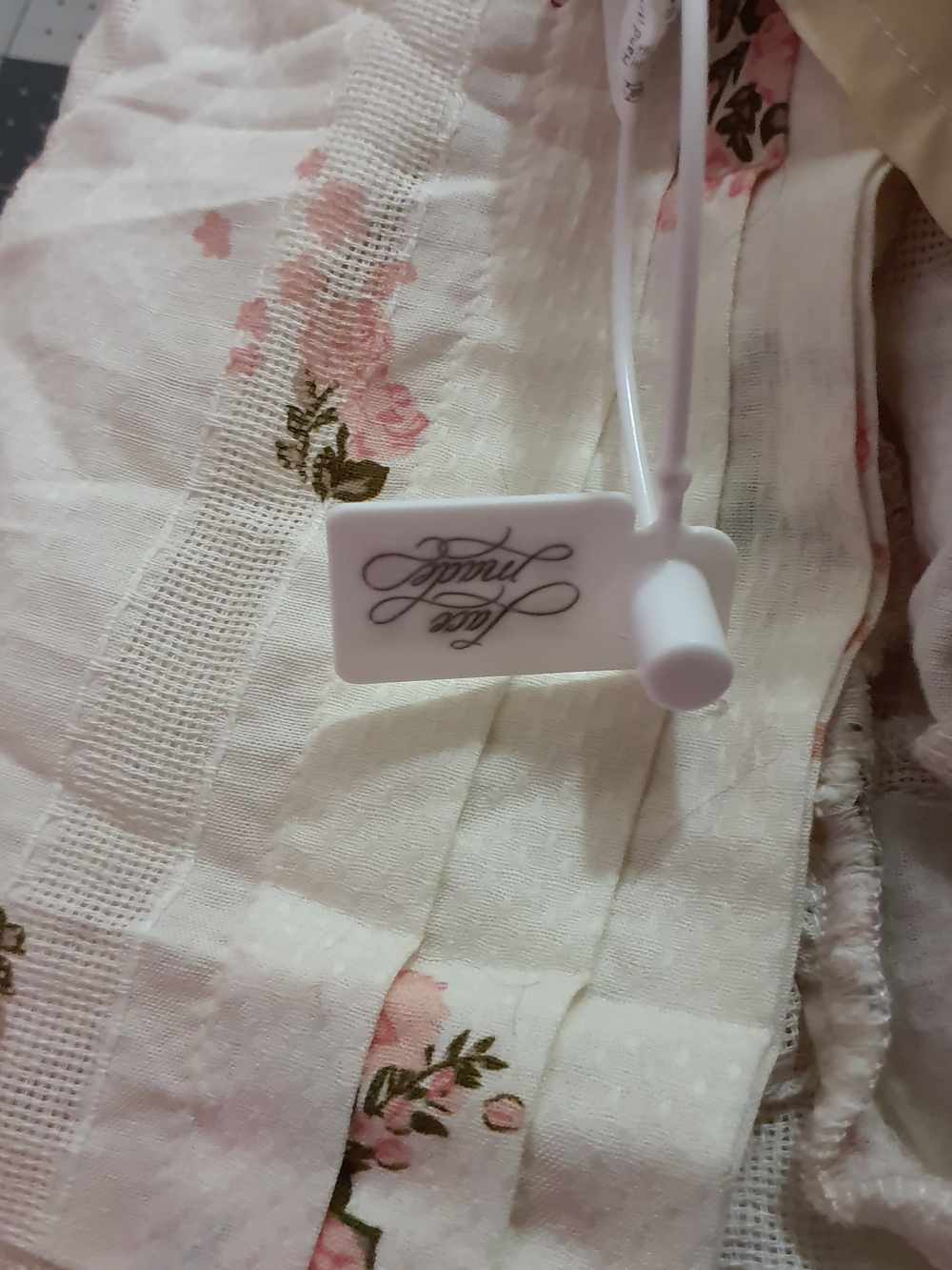 Romantic Pink Floral Maxi Dress with Ribbon Detail - Picture 8 of 9
